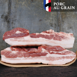 Buikspek zonder zwoerd Porc au Grain