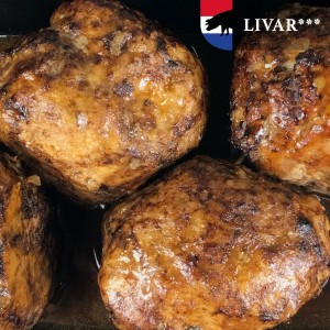 Gebraden gehaktballen halfom Livar en Natuurkoe