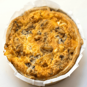Quiche Fromage peer walnoot