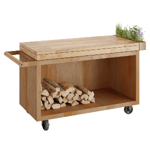 OFYR Mise en Place Table Corten 135 PRO Teak Hout