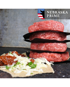 Black Angus burger - zontomaat/parmigiano D.O.P.