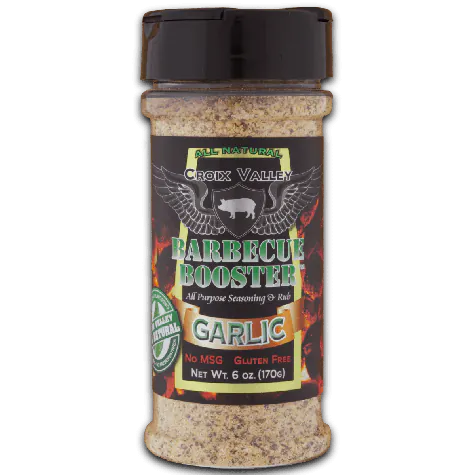 Croix Valley Garlic Barbecue Booster -strooibus 170g