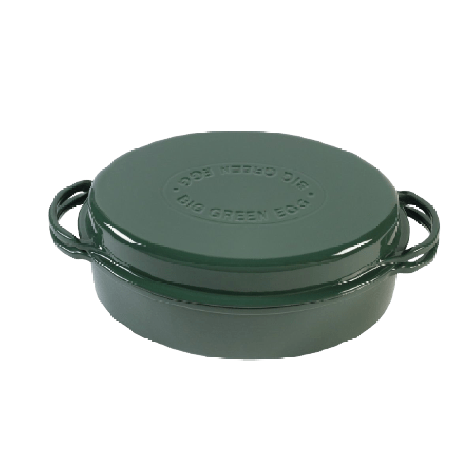 Groene Dutch Oven Ovaal