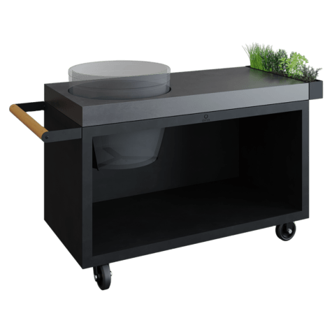 OFYR Kamado Table Black 135 PRO Beton BGE