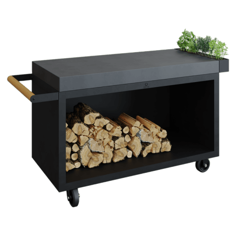 OFYR Mise en Place Table Black 135 PRO Donker Grijs Keramiek