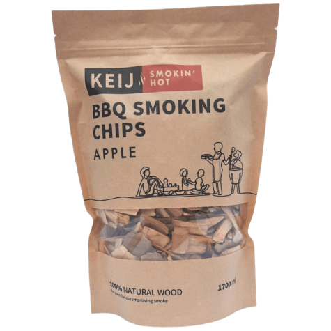Keij BBQ Smoking Chips Apple -zak 1700 ml