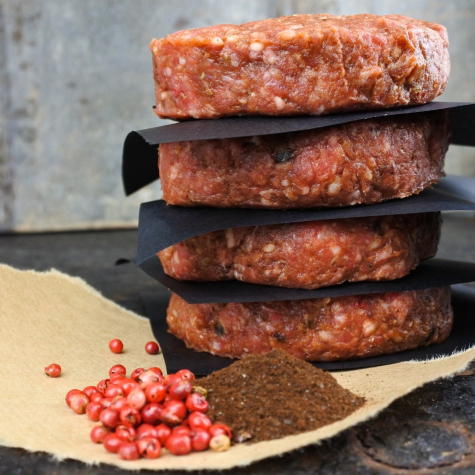 Black Angus burger - espresso/roze peper