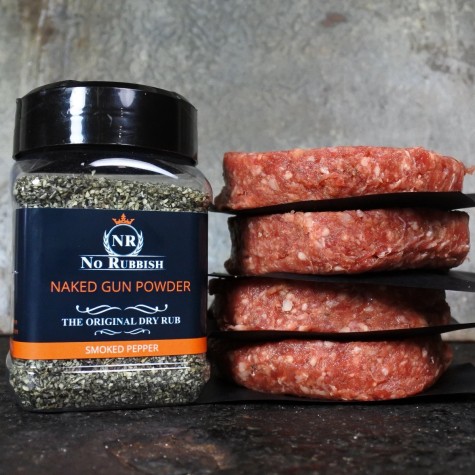 Black Angus burger - Naked Gun Powder