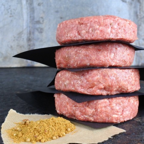 Black Angus burger - ras al hanout