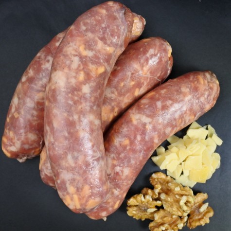 Braadworst LIVAR - cheddar/walnoot
