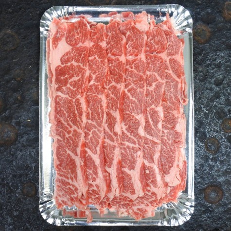 Shabu Shabu chuck steak Black Angus USA 2mm