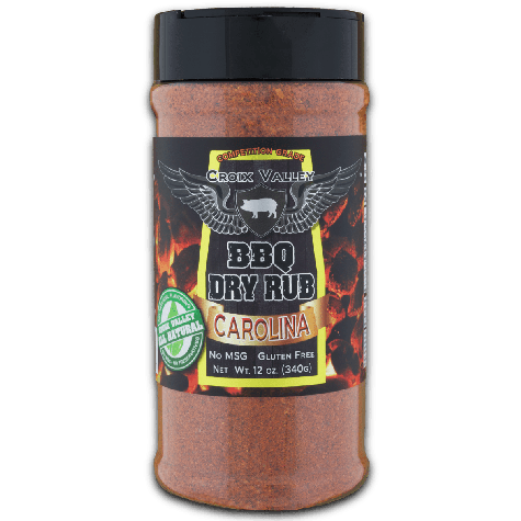 Croix Valley Carolina BBQ Dry Rub -strooibus 340g