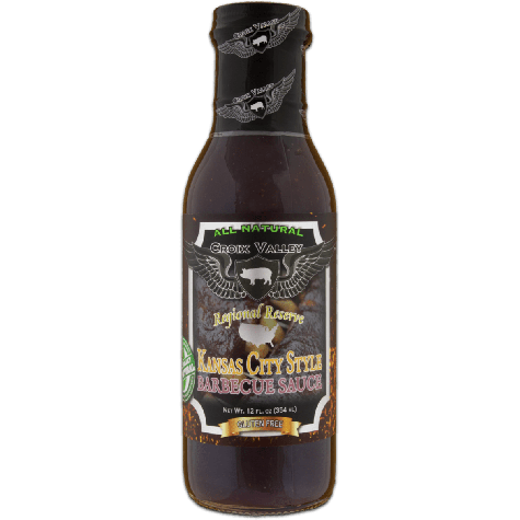 Croix Valley Kansas City Style BBQ Sauce -fles 354g