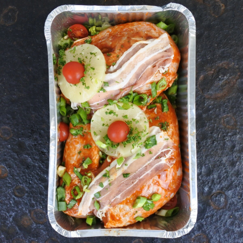 Kalkoendijen in braadzak