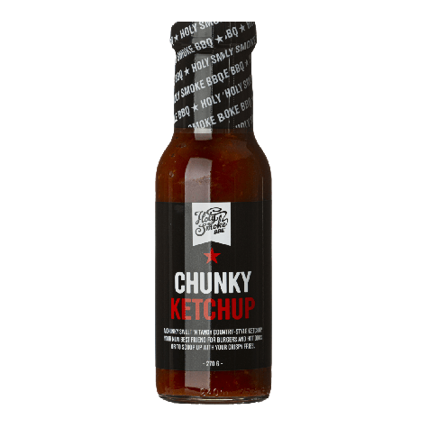 Holy smoke BBQ chunky ketchup