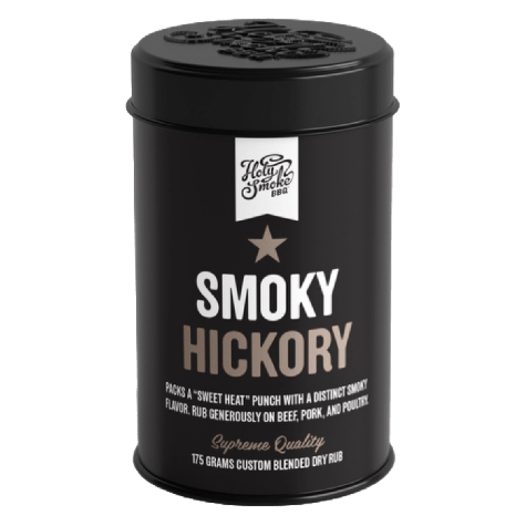 Holy smoke BBQ smokey hickory dry rub