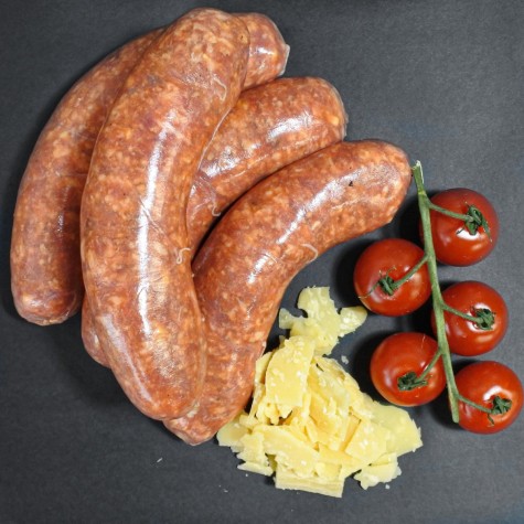 Iberico braadworst tomatini/cheese
