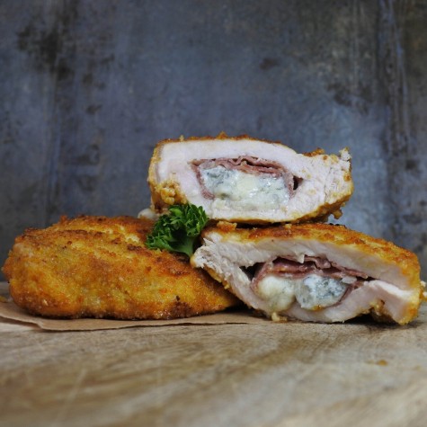 Cordon Bleu LIVAR met gorgonzola & venkelsalami