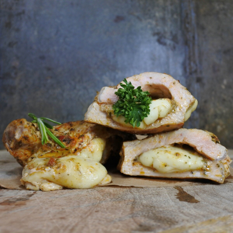 Cordon Bleu LIVAR met mozzarella, zontomaat & pesto