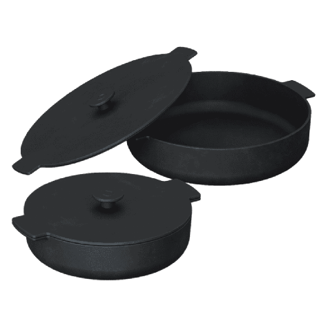 OFYR Gietijzeren Braadpannenset 21-26
