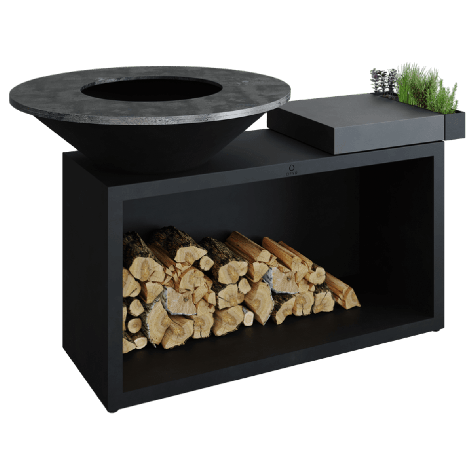 OFYR Island Black 100 Donker Grijs Keramiek