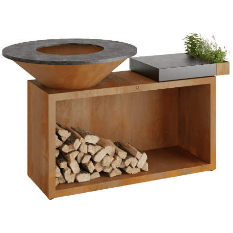 OFYR Island Corten 85  Donker Grijs Keramiek