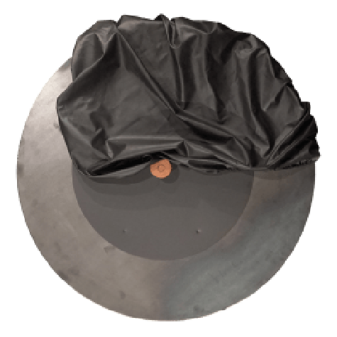 OFYR Doofdeksel + Afdekhoes zwart XL set