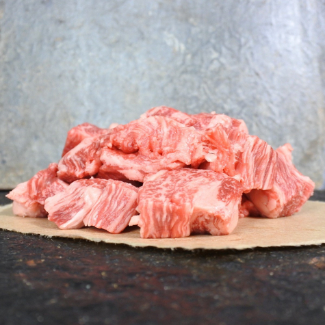 Japans Wagyu ossenhaaspuntjes Kagoshima A4 BMS5-7