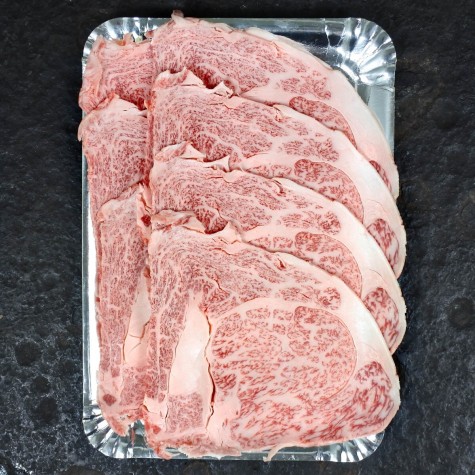 Shabu Shabu ribeye Japans Wagyu Kagoshima A5+ 2mm