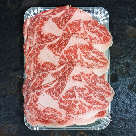 Shabu Shabu rib eye BMS8/9 Wagyu AUS