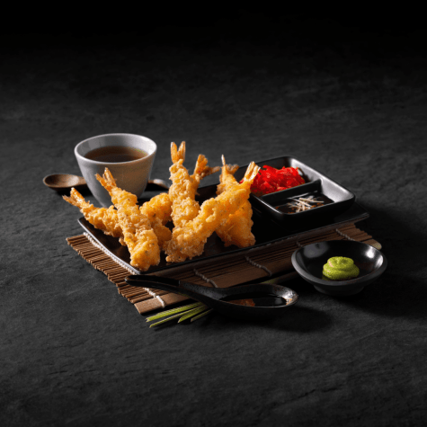 Wasabi tempura garnalen (pre fried)