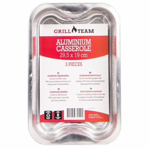 GrillTeam casserole 29,5X19cm (set of 3)
