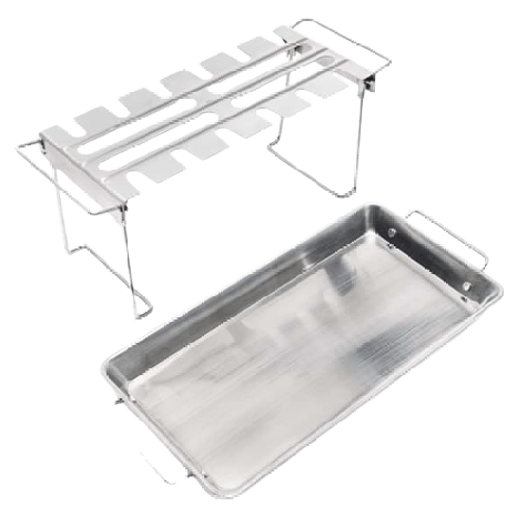 Wing Rack With Chrome Legs