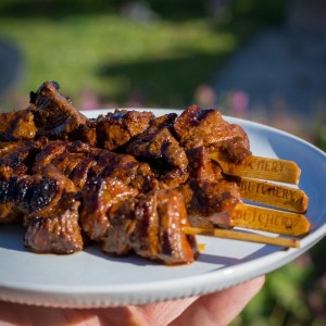 Skirt steak spies Black Angus USDA prime | Ketjap sesam