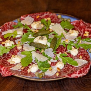 Japans A5 Wagyu Carpaccio di bresaola 