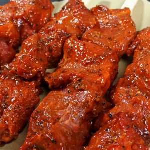 Ribeye spies cafe de Paris Blonde D' Aquitaine