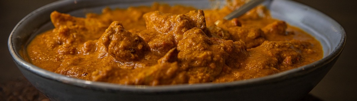 Indiase Butter Chicken met kippendij