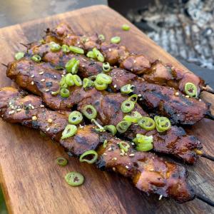 Koreaanse kipspiesjes