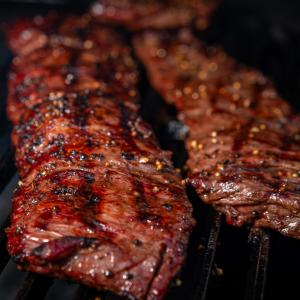 Outside skirt steak Hot 'n Fast