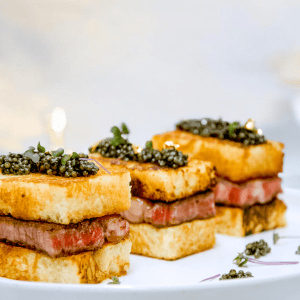 Wagyu Katsu Sando met kaviaar