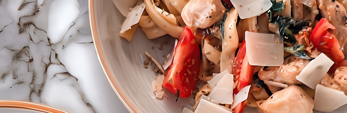 Tagliatelle met romige kip