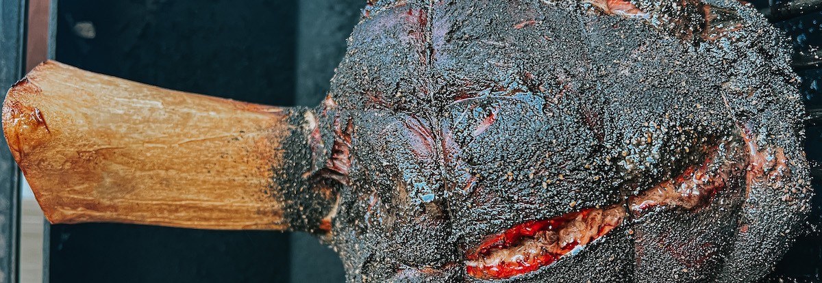 Smoked beefhammer met Guinness