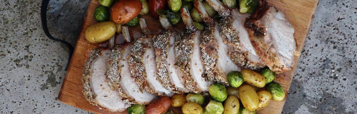 Varkensrack in Mosterd Kruidenkorst